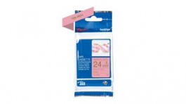 TZE-RE54, P-touch Tape, Fabric, 24mm x 4m, Pink, Brother
