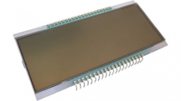 DE 158-TU-30/8,4, 7-segment LCD 25.4 mm 1 x 4, Display Elektronik
