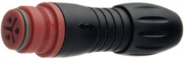 99-9126-00-08, Cable socket, 8-pole Pole no.=8, Binder