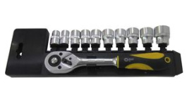 RND 550-00413, Ratchet Set, 11 Pieces, 3/8^, 205mm, RND Lab