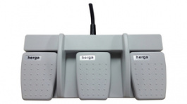 6226-0026, 3 Pedal Foot Switch 1.75 A Thermoplastic, Herga Electric