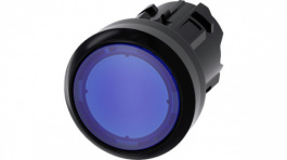 3SU1001-0AA50-0AA0, SIRIUS ACT Illuminated Push-Button front element Plastic, blue, Siemens