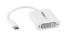 CDP2DVIW, Adapter, USB-C Plug - DVI Socket, StarTech
