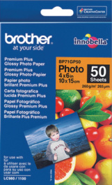 BP71-GP50, Photo Paper, 260 g/m2, 10 x 15 cm, Brother