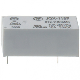 HF118F/012-1H5, PCB power relay 12 VDC 220 mW, HONGFA