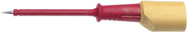PRUEF 2 S RED, Test probe diam. 4 mm red, SKS Kontakttechnik