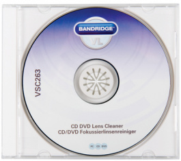 VSC263, CD/DVD lens cleaner, Bandridge
