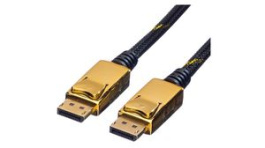 11.04.5648, Video Cable, DisplayPort Plug - DisplayPort Plug, 4096 x 2560, 7.5m, Roline