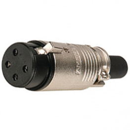 EP-4-11P, Вилка; для громкоговорителей; "мама"; PIN:4; на провод; 20А; 660В, Amphenol