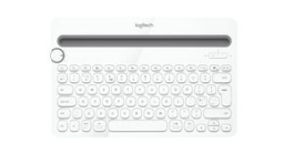 920-006351, Keyboard with Phone and Tablet Stand, K480, DE Germany, QWERTZ, Bluetooth, Logitech