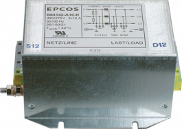 B84143-A50-R, Mains filter Phases 3-Phase 50 A 440 VAC, TDK-Epcos