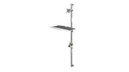 52.732, Viewmate Wall Mount Workstation, 650mm x 662mm x 1.63m, 27kg, Dataflex