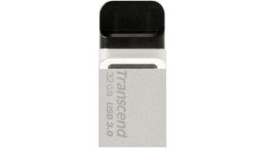 TS32GJF880S, USB Stick, JetFlash, 32GB, USB 3.0, Silver, Transcend