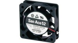 109P0512H702, Axial Fan DC Ball 52x52x15mm 12V 0.26m\x1a/min, Sanyo Denki