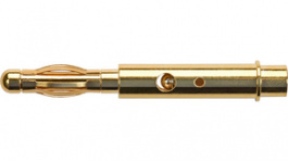 FK 15 S Au /-U1, Laboratory plug pin diam. 4 mm -, Schutzinger