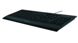 920-005210, Keyboard, K280e, FR France, AZERTY, USB, Cable, Logitech