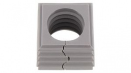 2584570000, Cable Grommet, 13 ... 14mm, TPE, Grey, Weidmuller