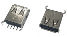 RND 205-01037, USB-A Connector 2.0, Socket, Straight, RND Connect