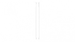 10006995K, Wristband, Polypropylene, 25 x 279mm, 200pcs, White, Zebra