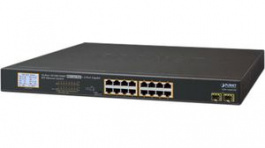 GSW-1820VHP, Network Switch, 16x 10/100/1000 PoE 16 Managed, Planet