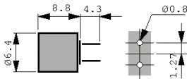 2030.0025, Radial fuse 2.5 A fast-blow MSU 125, Schurter