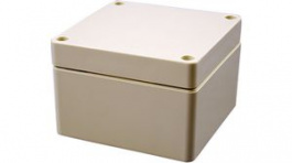 1554E2GY, Watertight PC Enclosure, 90 x 90 x 60 mm, Grey, Polycarbonate, IP66, Hammond
