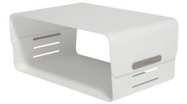 45.120, Addit Adjustable Monitor Stand / Riser, White, Dataflex