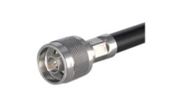 11 N-75-4-8/133 NE, RF Connector, N-Type, Brass, Plug, Straight, 75Ohm, Crimp Terminal, Huber+Suhner