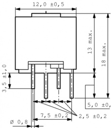 BNX002-01, Фильтр: помехоподавляющий; широкополосный; THT; 10А; 13x12x11мм, Murata