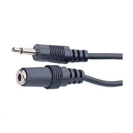 AC11-3,5M/BK-R, Extension cable audio mono 3.5 mm 3.5 m Black, ELFA производитель