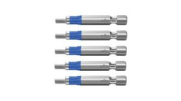 41653, Насадка; шестигранная; HEX 6мм; Длина: 50мм; Монтаж: 1/4" (E6,3мм), Wiha