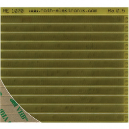 RE1070, 12 contact rails, self-adhesive, 0.50 mm pitch, Roth Elektronik