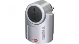 1506955, Surge protected adapter Primera-Line Silver/Black IT, Brennenstuhl