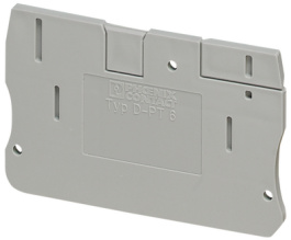 3212044, End cover 6 57.5 x 2.2 x 42 mm Grey, Phoenix Contact