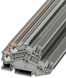 3214495, PTTBS 1,5/S/2P Terminal block Grey 0.14...1.5 mm2, Phoenix Contact