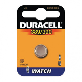 D 389/D390, Button cell battery,&nbsp;&nbsp;Silver Oxide, 1.55 V, 70 mAh, Duracell