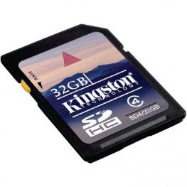 SD4/32GB, SDHC card 32 GB, Kingston