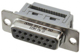 09662186500, D-Sub socket 15 Female IDC, Harting