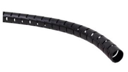 33.713, Spiral Wrap Tubing, 15 ... 15mm, PVC, Black, Dataflex