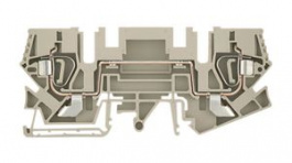 1771810000, Feed-through Terminal Block, Tension Clamp, 2 Poles, 41A, 6mm\x1a, Dark Beige, Weidmuller