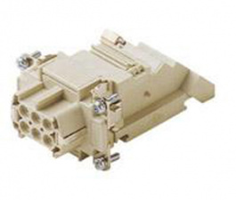 CTF 06 R, CT, 6 poles + earth, female insert, with female contacts, silver plated, ILME