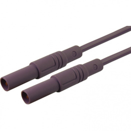 MLS GG 100/2.5 VIOLETT / VIOLE, Safety test lead diam. 4 mm Violet 100 cm 2.5 mm2 CAT III, SKS Kontakttechnik