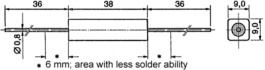 214-8 470R 5%, Wirewound resistor 470 Ohm 9 W +- 5 %, Vitrohm