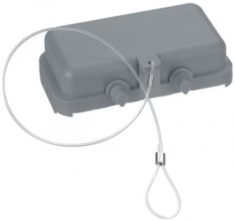 C146 10Z010 100 1, Защитная крышка; C146; размер E10; на двойнщй защелке; полиамид, Amphenol