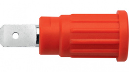 SEPB 7090 Ni / RT, Laboratory socket diam. 4 mm Red CAT III, Schutzinger