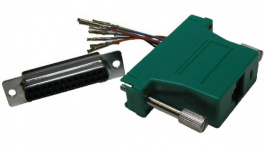 DA25-SMJ8-G-K, Adaptor D-Sub female to RJ45 25P, MH Connectors