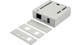 1593HAMARGY, Enclosure for Arduino Leonardo grey 75 x 74 mm ABS, Hammond