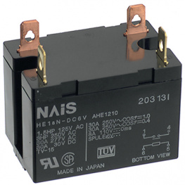 HE2AN-DC12V, Industrial relay 12 VDC 75 Ohm 1.92 W, Panasonic