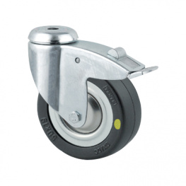 2477DYK100P30, Steering castor with brake 100 mm, Tente