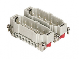 CMEM 06 TN, CME, 12 poles + earth (6 poles + earth, No. 7 - 12), male insert, ILME